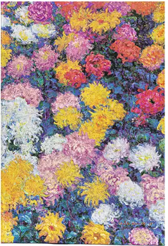 Notatnik Paperblanks Monet’s Chrysanthemums Mini w linie 9 x 14 cm 176 arkuszy (9781439797167)