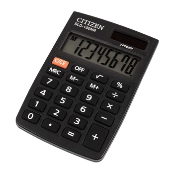 Калькулятор 8 розрядный 88х58х10 мм CITIZEN SLD100NR