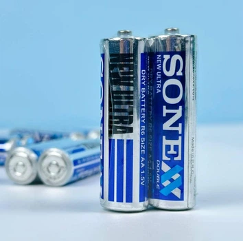 Батарейки пальчиковые 2шт SONEX R6P/AA 2шт/пленка