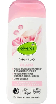 Шампунь для волос Alverde Glanz mit Rosenblütenwasser & pflanzlichem Protein 200мл Германия 4066447592061