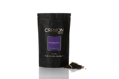 Чай чорний листовий Cremon Royal Earl Gray в дой-пак 100г