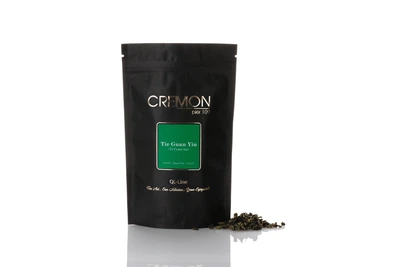 Чай зелений листовий Cremon Tie Guan Yin дой-пак 100г
