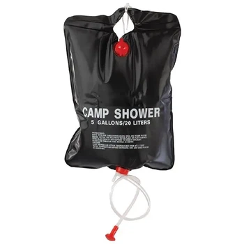 Туристический душ 20 л походный на солнечной энергии Camp Shower Черный
