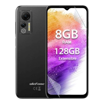 Антишпион приватная плёнка гидрогелевая для смартфона Ulefone Note 14 противоударная прозрачная