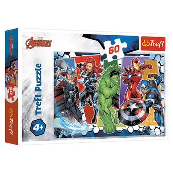 Пазли Непереможні Месники. Disney Marvel The Avengers (60 ел.) 17357 (Trefl)