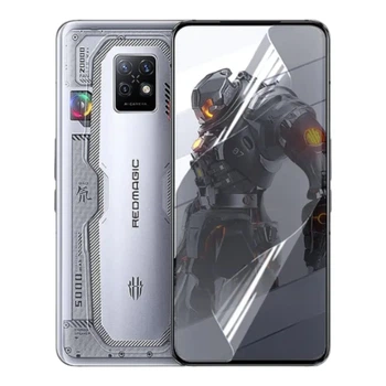 Плёнка гидрогелевая матовая для ZTE Nubia Red Magic 7S Pro протиударная прозрачная