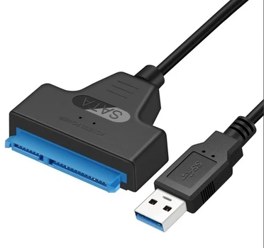Переходник SATA USB 3.0 для жесткого диска HDD ноутбука Android телевизора с LED подстветкой