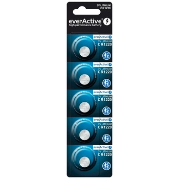 Батарейка литиевая everActive CR1220-5BL, 3V, блистер 5шт