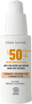 Сонцезахисний крем Alma Secret Solar SPF50 Sand 50 мл (8436568713496)