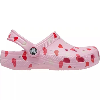 Детские Сабо на девочку Crocs CLOG Vday Сердце J3 33 22,5см Розовый