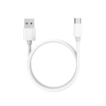 Кабель USB - Type-C для зарядки и питания 2,4A 25см Белый ( код: USBType-C025m )