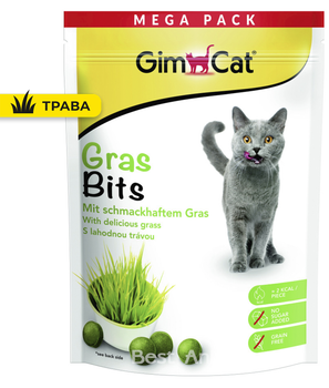 Вітамінізовані ласощі для котів Gimborn GimCat Джимкет з травою для зміцнення імунітету 425 г (4002064427270)