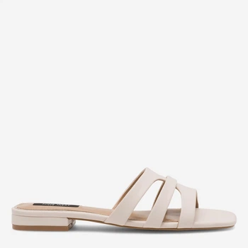 Женские шлепанцы Nine West 123AL1207-1 5905588564423 37 24 см Бежевые (5905588564645)