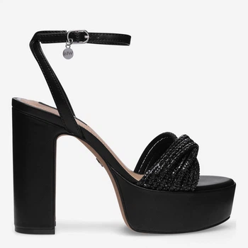 Женские босоножки Nine West WFA2736-1 5905588592549 36 22.5 см Черные (5905588592815)
