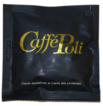 Кава в монодозах чалдах Caffe Poli Nera 100 шт ESE 44 мм