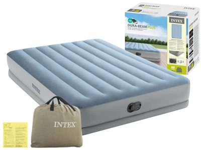 Надувной матрас INTEX 64159ND двухместный с USB насосом 203х152х36 см