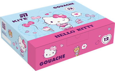 Набор гуашевых красок Kite Hello Kitty 12 цветов по 20 мл (HK25-063)