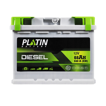 Автомобильный аккумулятор PLATIN Silver Diesel MF 68Ah 640A R+ 5652133