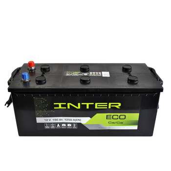 Автомобільний акумулятор INTER Eco 190Ah 1250A L+4820219073611