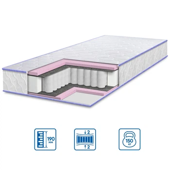 Матрац Eurosleep BRAVE "spring foam" ЖАКАРД - нестандарт за м.кв