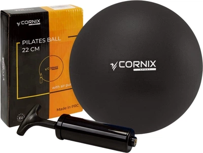 М'яч для пілатесу, йоги, реабілітації Cornix MiniGYMball 22 см Black (XR-0371)