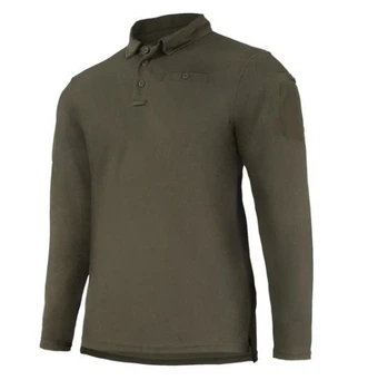 Тактическая Рубашка Поло Mil-Tec Tactical Quickdry D/R Олива 10962001 - L