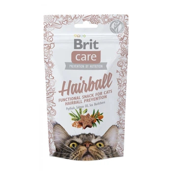 Функциональные лакомства Brit Care Hairball с уткой для котов 50 г (1111158250)