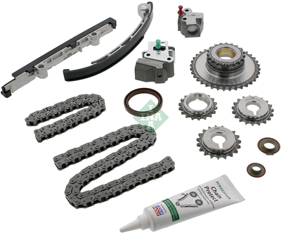 Комплект ланцюга ГРМ Ina Nissan Pick UP(D22)/Navara(D22)/Terrano 2.4/2.4i 4WD, 97-05, (KA24DE) (559 1013 30)