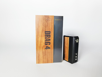 Батарейный мод VooPoo Drag 4 177W Black Walnut (Черный-Дерево)