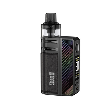 POD-Система VooPoo Drag E60 2550 mAh Obsidian Black (Чорний Перламутр)