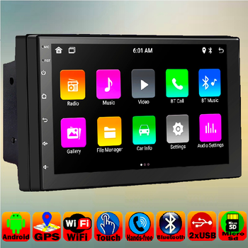 Автомагнітола 2din сенсорний 7"екран GPS+4Ядра+32Gb ROM+2Gb RAM+Adnroid коротка база 7709A