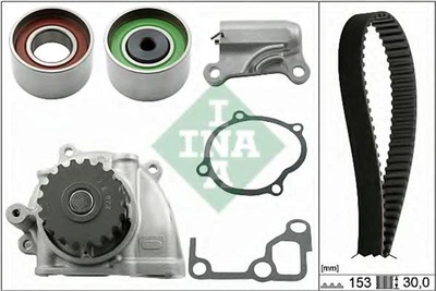 Комплект ременя ГРМ з помпою Ina Mazda 6 2.0DI 02-07 (530 0477 30)