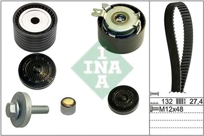 Комплект ременя ГРМ Ina Renault Laguna 2.0i 16V 95-01 (530 0063 10)