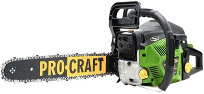Цепная пила ProCraft GS50/2 (2 шина, 2 цепь - 40, 45) (600502)