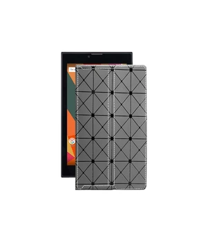 Чохол з екошкіри для планшету Bravis NB76 Сірий ромб