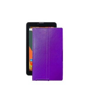 Чохол з екошкіри для планшету Bravis NB753 3G Фіолетовий