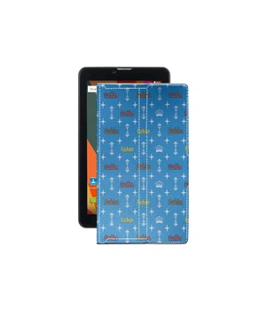 Чохол з екошкіри для планшету Bravis NB753 3G Фешн блакитний