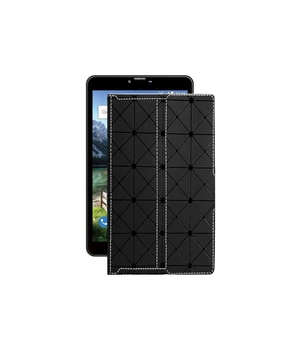 Чохол з екошкіри для планшету Bravis NB851 8 3G Чорний ромб