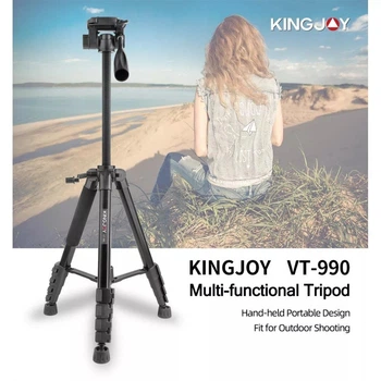 Штатив Tripod Stand Multifunctional (1.70m) ¼ | KingJoy VT-990S Black