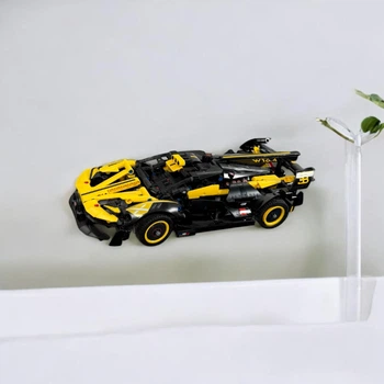 Настінне 3D Кріплення для Фірмового конструктора Technic Bugatti Bolide (42151) Бугатті Болід на Стіну - Чорне