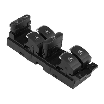 Блок кнопок стеклоподъемника Хром Skoda Octavia I тур 1996-2010 3BD959857 (крассная подсветка)
