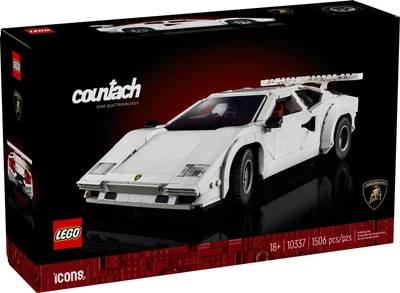 Конструктор LEGO Icons Lamborghini Countach 5000 Quattrovalvole 1506 елементів (10337) (955555916442526) - Уцінка