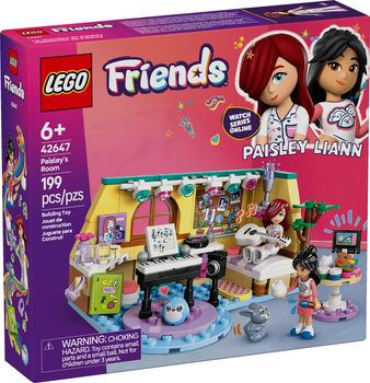 Конструктор LEGO Friends Комната Пейсли 199 элементов (42647)
