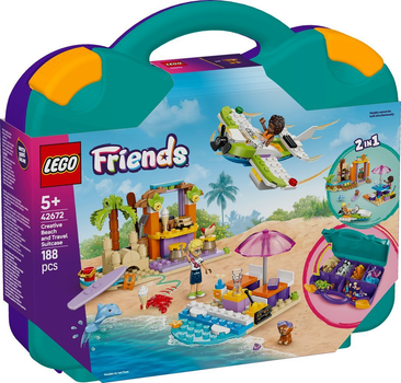 Zestaw klocków LEGO Friends Kreatywna walizka plażowa 188 elementów (42672)