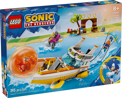 Конструктор LEGO Sonic the Hedgehog Хвости і пригоди на човні 393 деталі (76997)