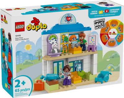 Конструктор LEGO DUPLO Візит у лікаря 65 елементів (10449)