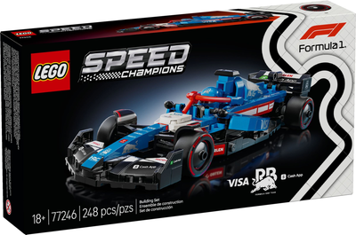 Конструктор LEGO Speed Champions Болід F1 Visa Cash App RB VCARB 01 248 елементів (77246)