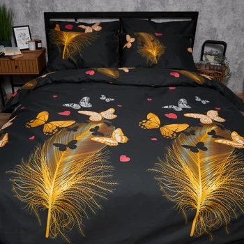 Підковдра Moon&Star Мікросатин Premium Golden Flutter Полуторна 143 x 210 см (MS-870000860)