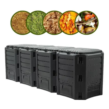 Компостер Prosperplast 1600 л компостер для сада 4х модульный 261 x 83 x 72cm Черный (PIKSM1600C-S411)