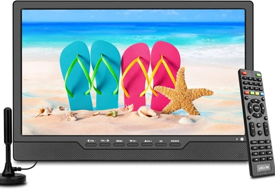 Телевізор портативний 14" SOYAR TV-14 / Full HD / 60 Гц / LCD / T2 Б/В